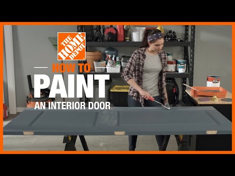 How to Paint an Interior Door | All About Interior and Exterior Doors | The Home Depot