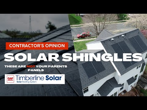 Contractor&#039;s Opinion: GAF Timberline Solar Roof